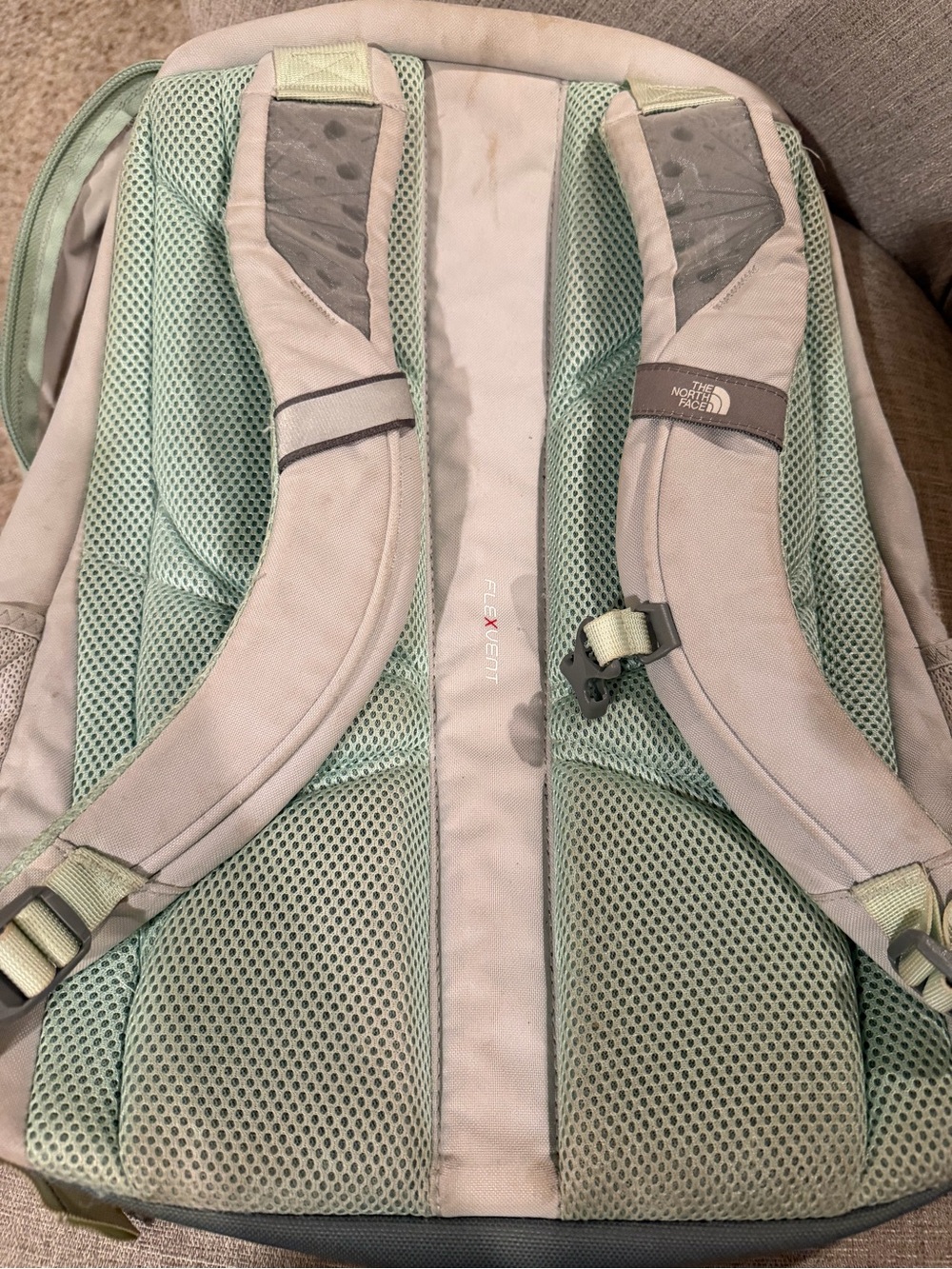 The North Face Light Gray & Mint Green Daypack - Picture 5 of 5